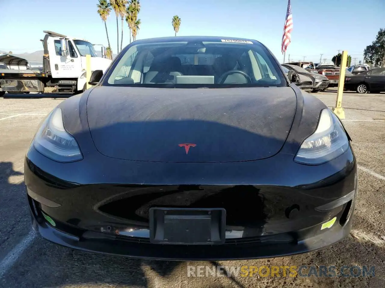 5 fotografías del automóvil dañado 5YJ3E1EA6KF190039 TESLA MODEL 3 2019