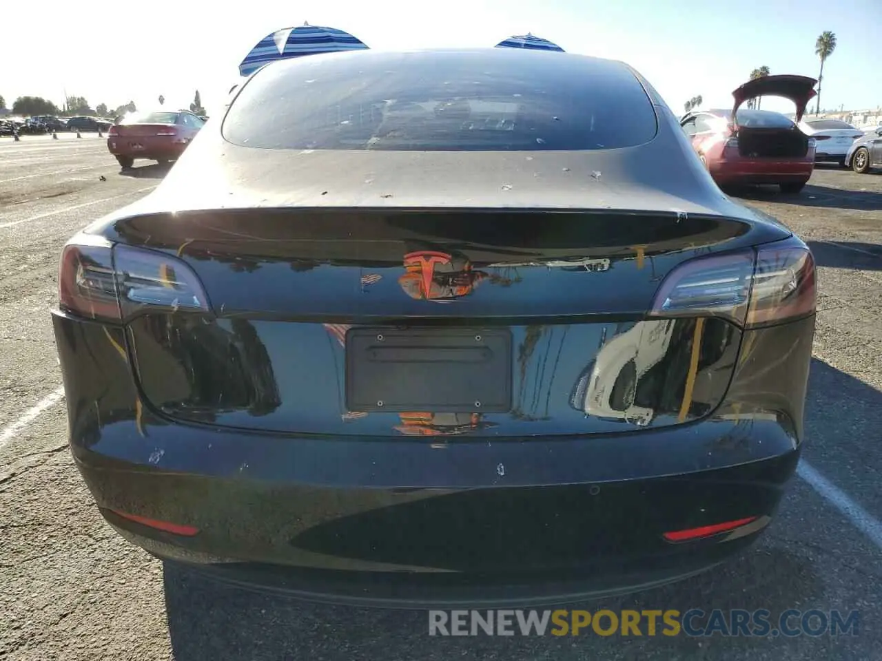 6 fotografías del automóvil dañado 5YJ3E1EA6KF190039 TESLA MODEL 3 2019