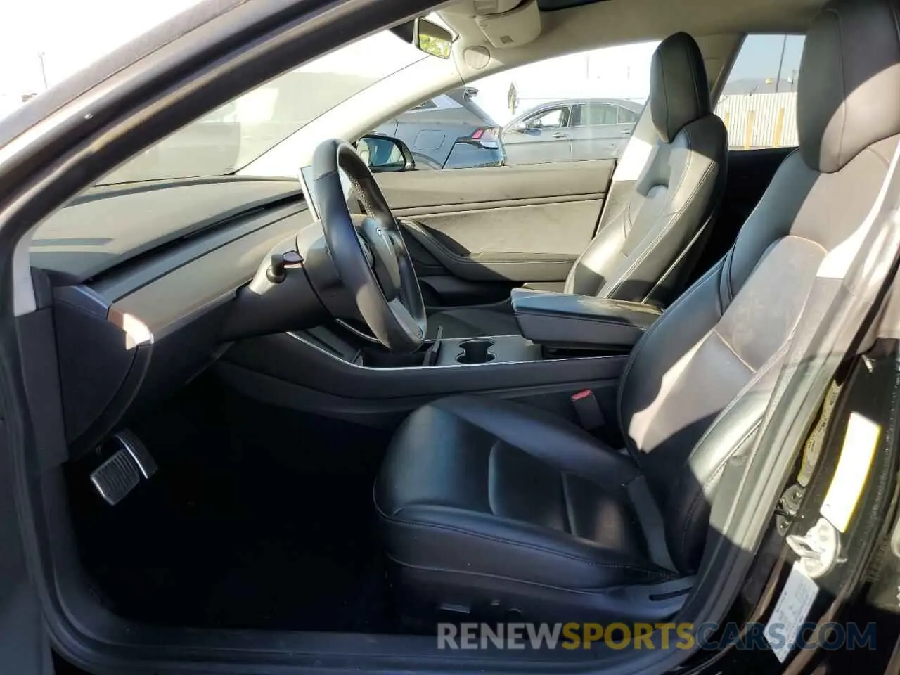 7 fotografías del automóvil dañado 5YJ3E1EA6KF190039 TESLA MODEL 3 2019