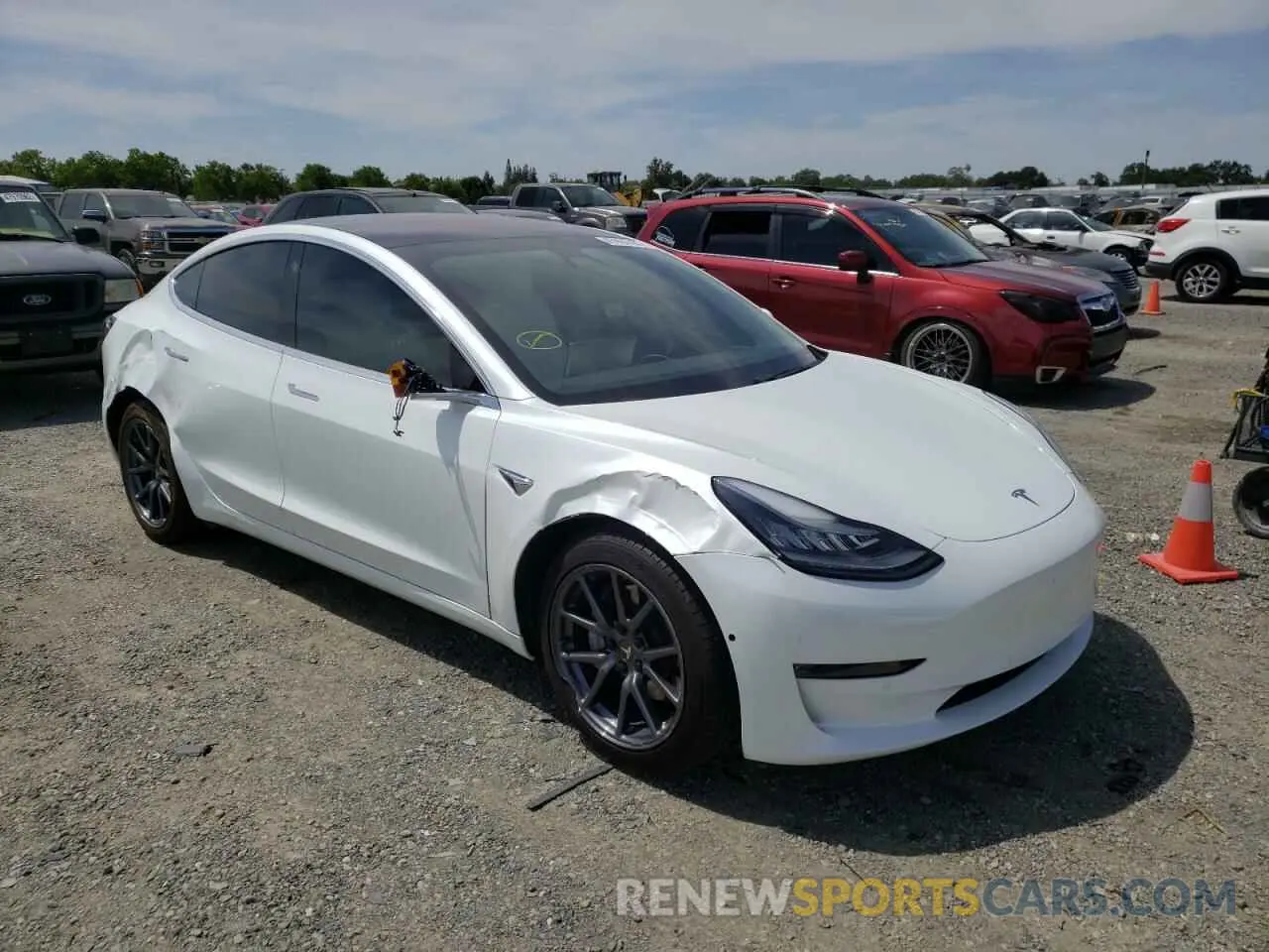 1 fotografías del automóvil dañado 5YJ3E1EA6KF302158 TESLA MODEL 3 2019