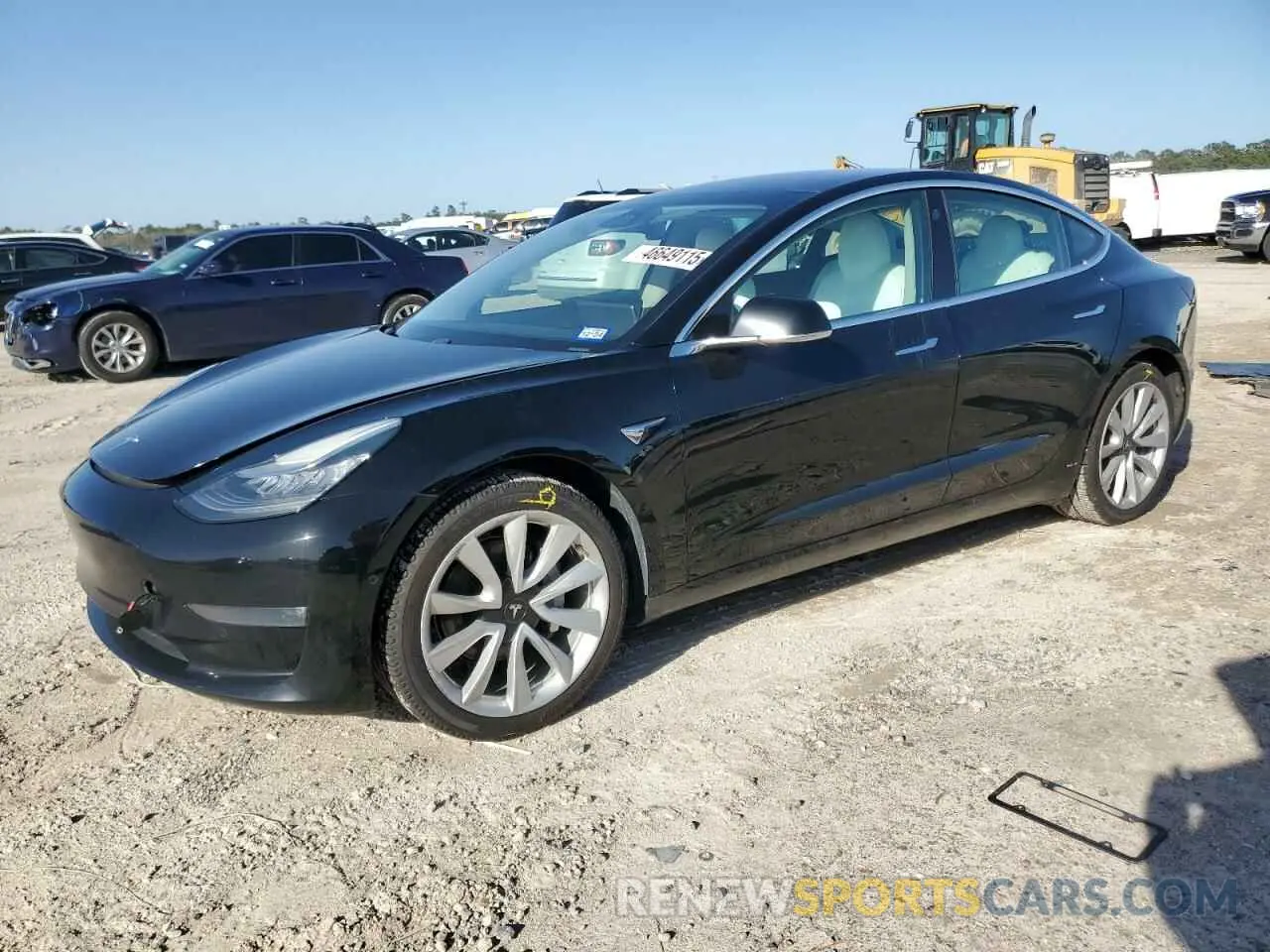 1 fotografías del automóvil dañado 5YJ3E1EA6KF302273 TESLA MODEL 3 2019