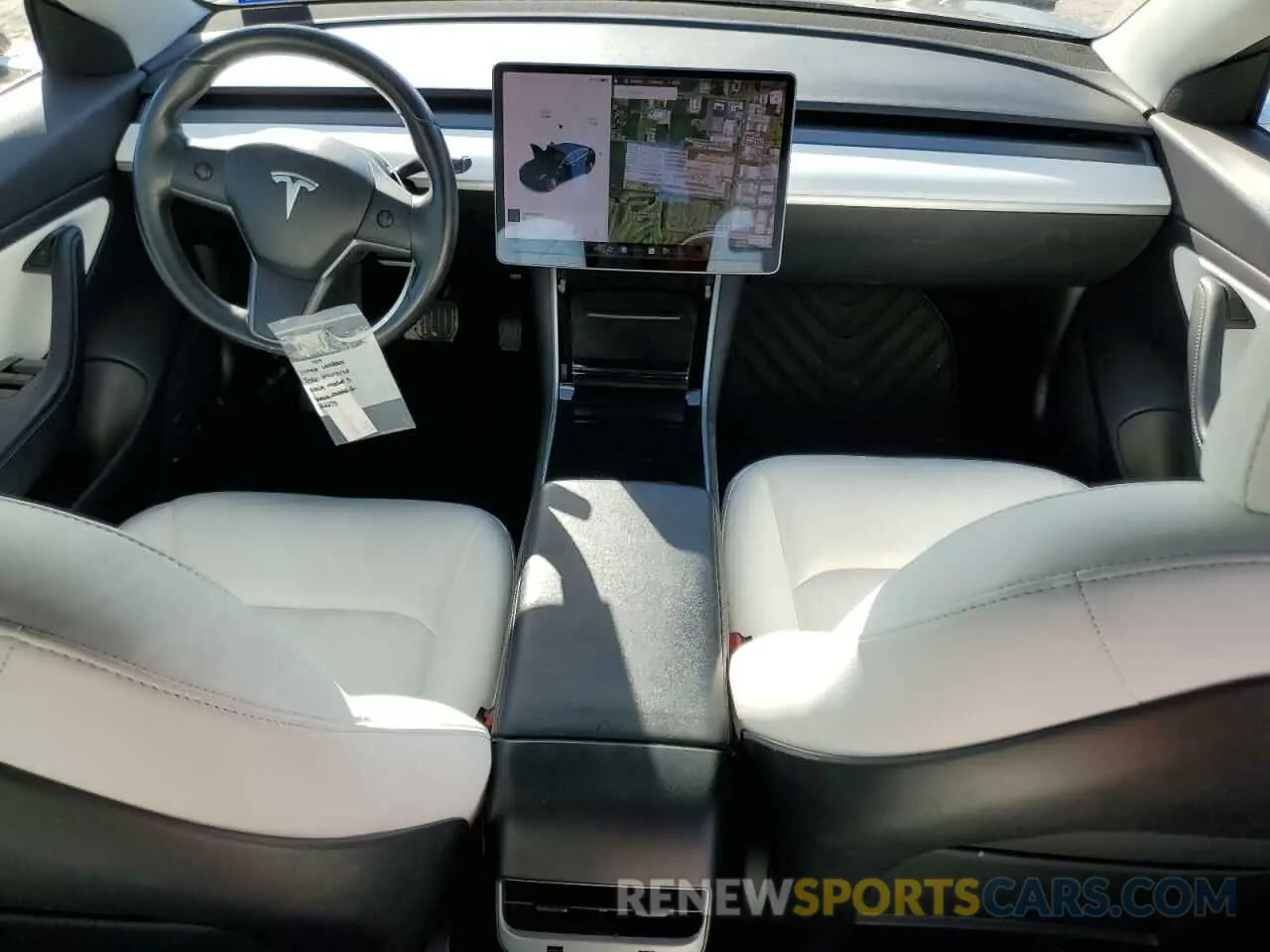 8 fotografías del automóvil dañado 5YJ3E1EA6KF302273 TESLA MODEL 3 2019