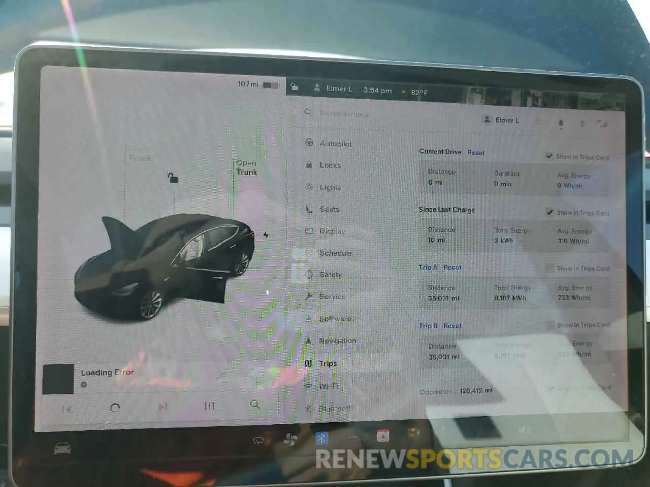 9 fotografías del automóvil dañado 5YJ3E1EA6KF302273 TESLA MODEL 3 2019