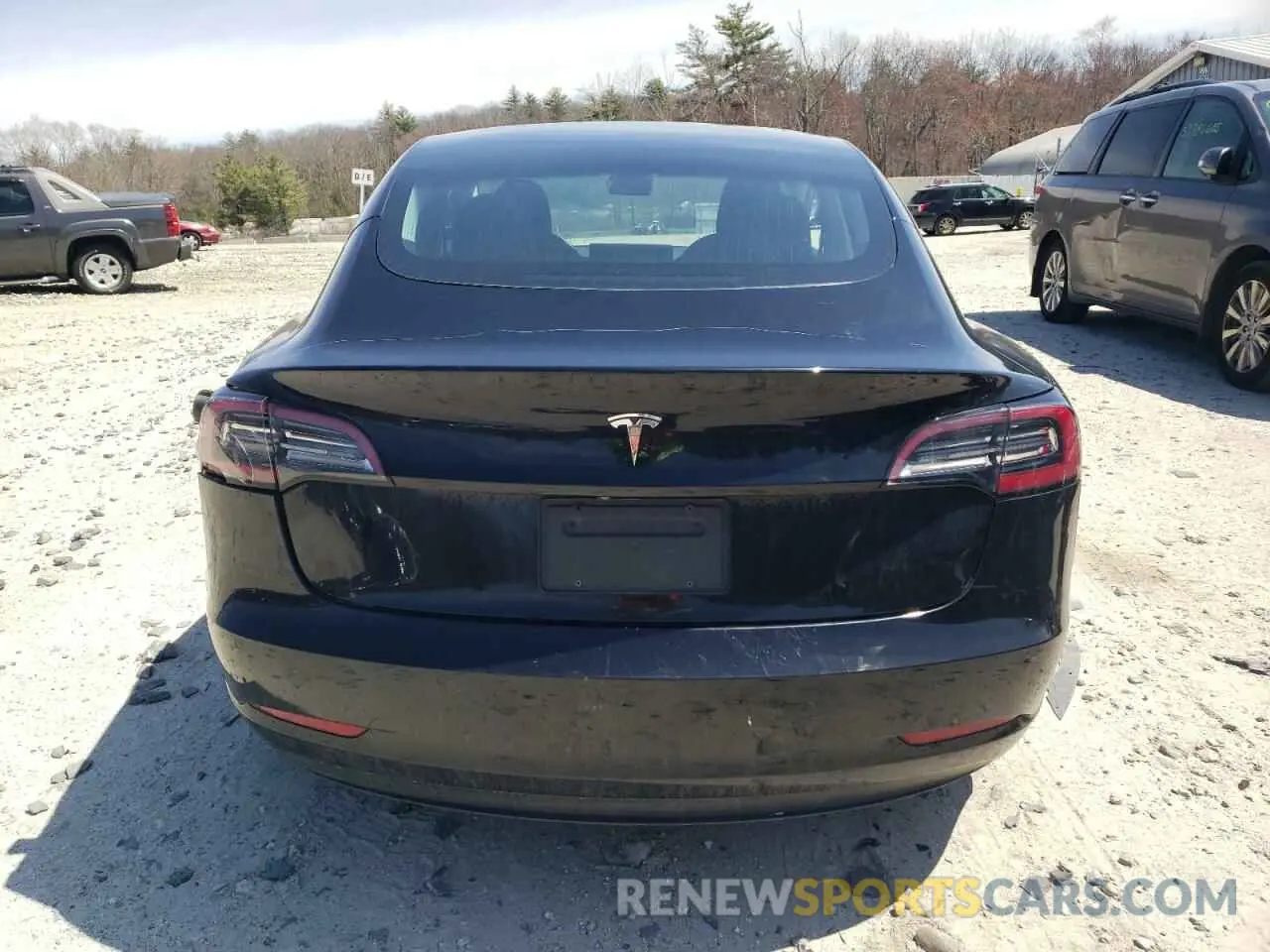 6 fotografías del automóvil dañado 5YJ3E1EA6KF306887 TESLA MODEL 3 2019