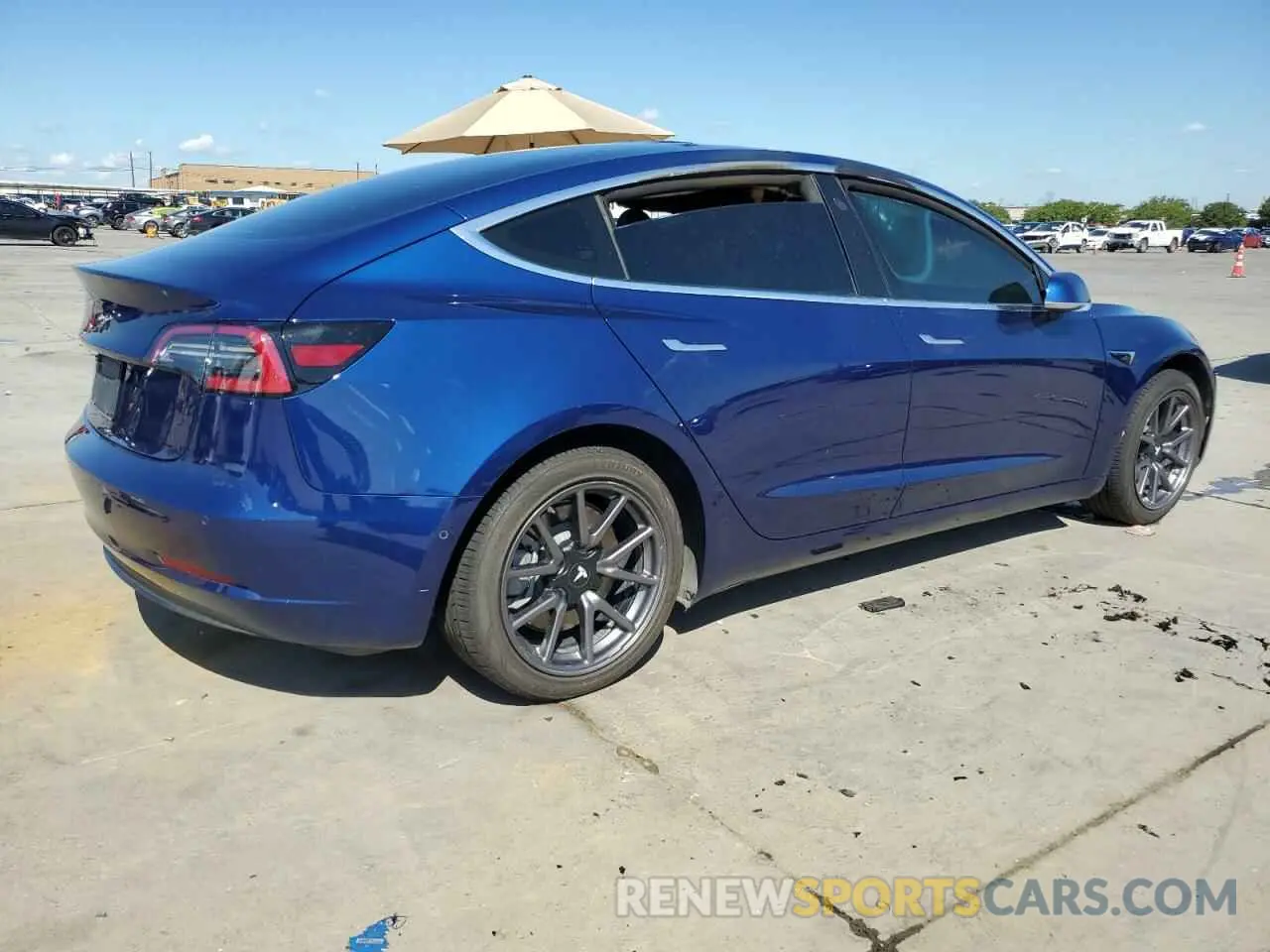 3 fotografías del automóvil dañado 5YJ3E1EA6KF309353 TESLA MODEL 3 2019