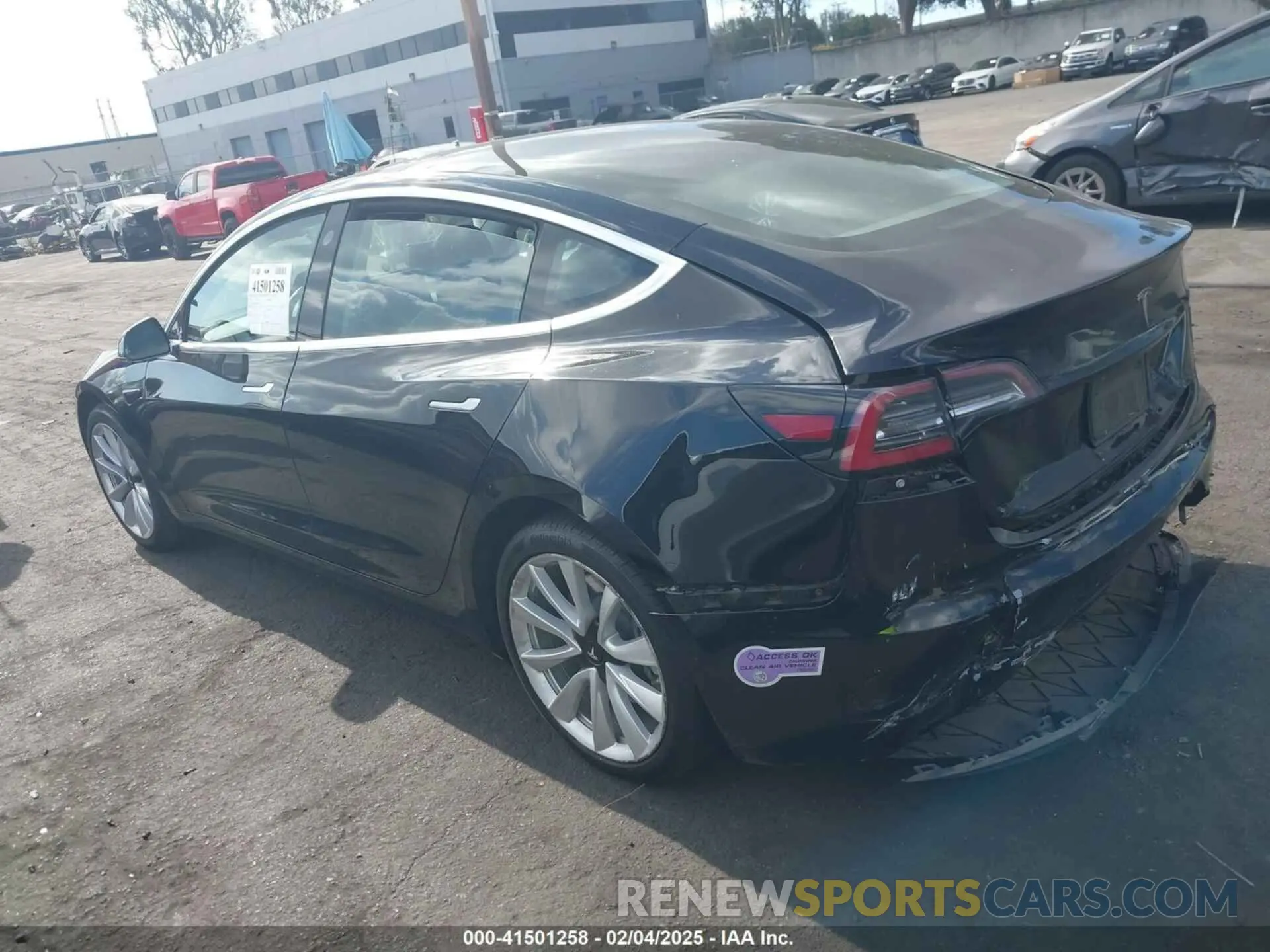 3 fotografías del automóvil dañado 5YJ3E1EA6KF314259 TESLA MODEL 3 2019