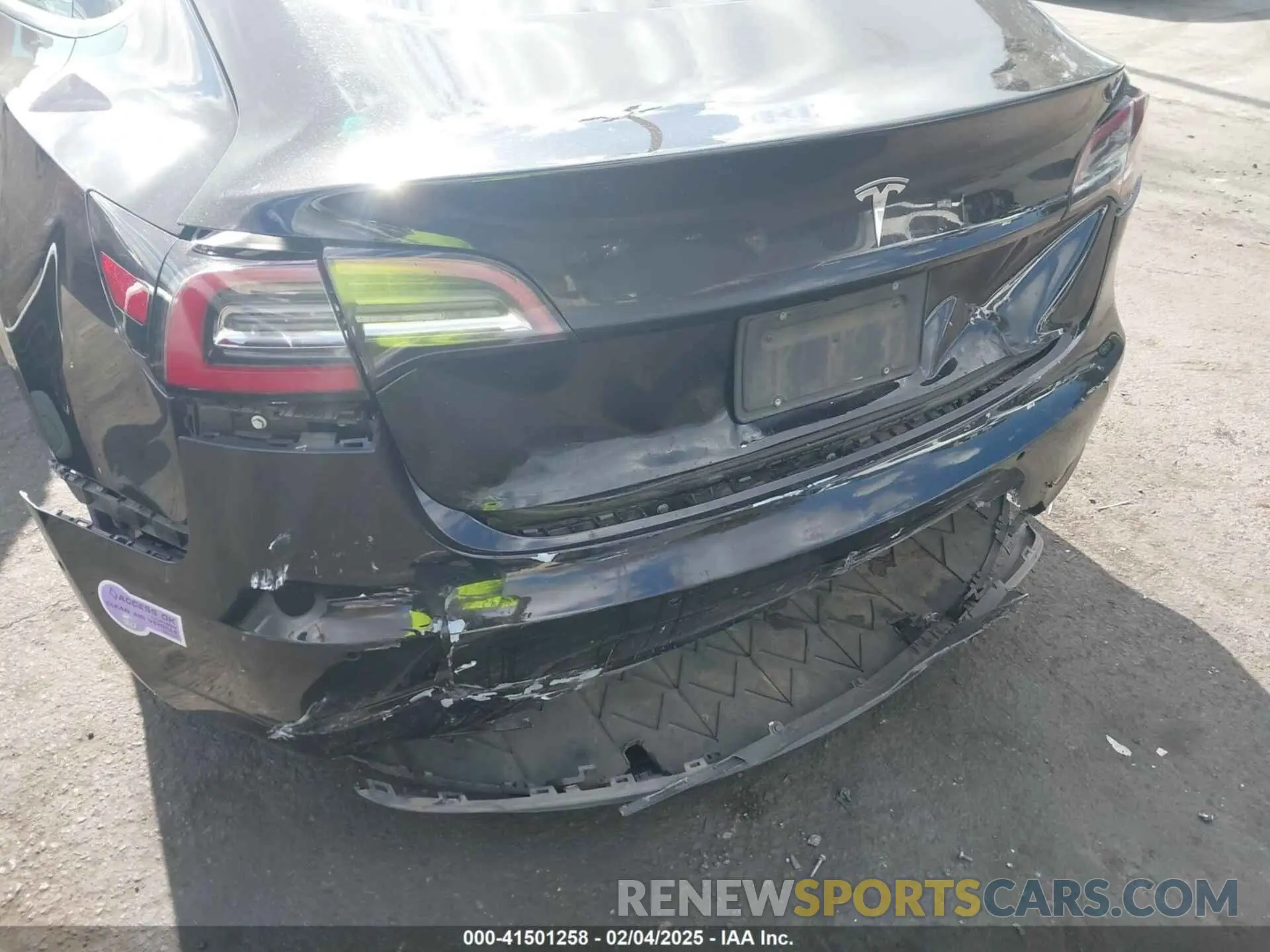 6 fotografías del automóvil dañado 5YJ3E1EA6KF314259 TESLA MODEL 3 2019