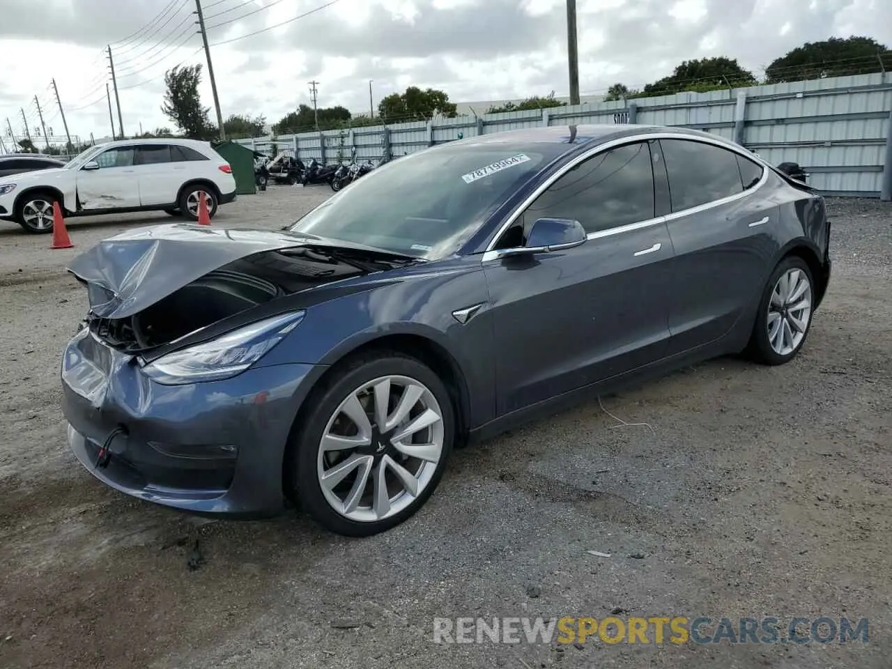 1 fotografías del automóvil dañado 5YJ3E1EA6KF314360 TESLA MODEL 3 2019