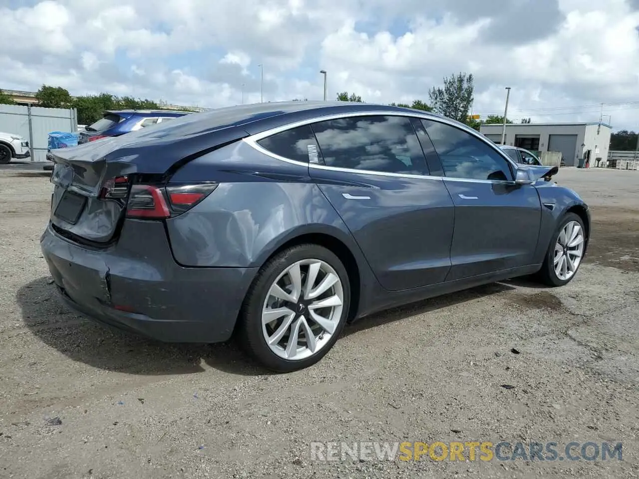 3 fotografías del automóvil dañado 5YJ3E1EA6KF314360 TESLA MODEL 3 2019