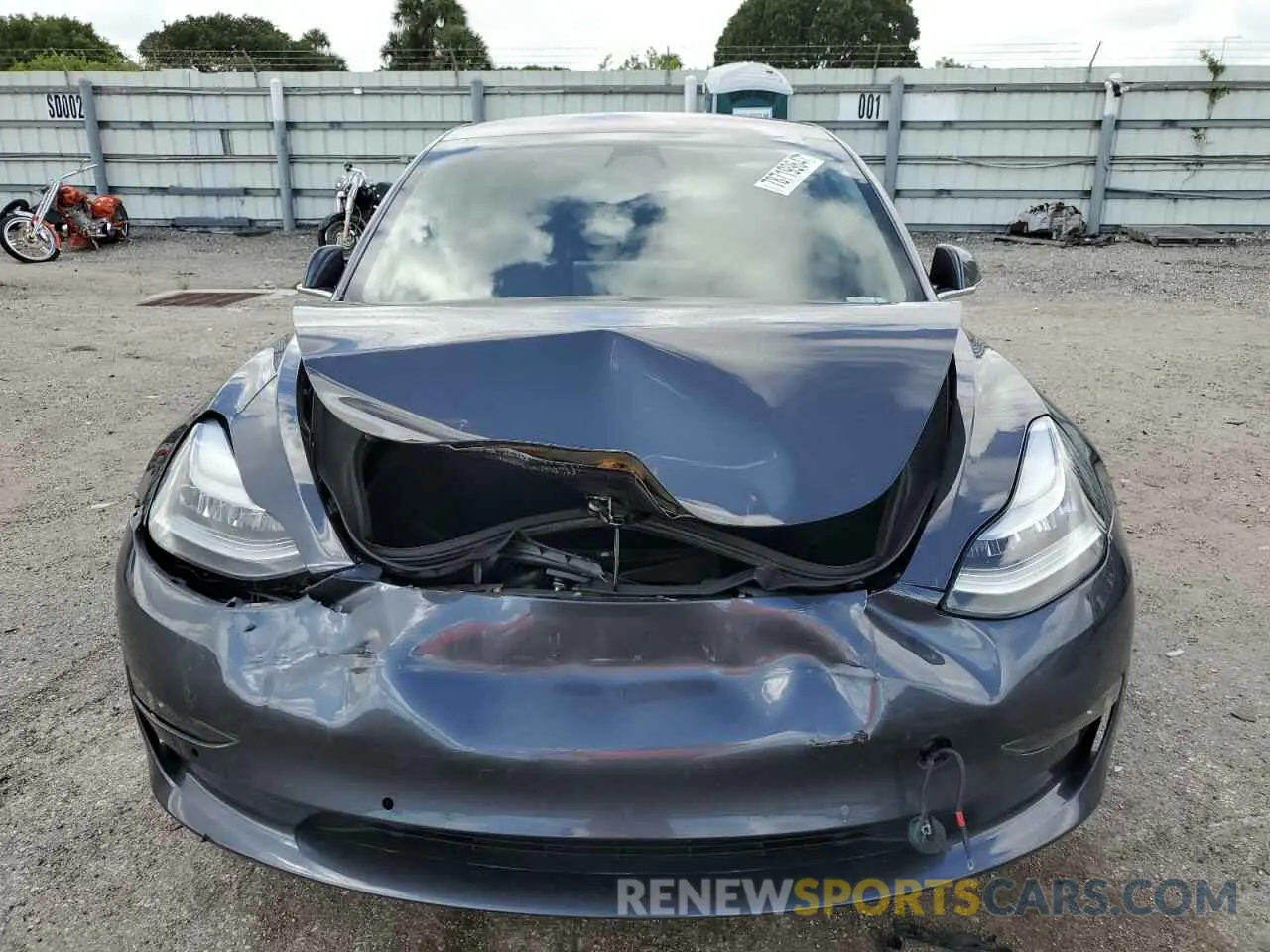 5 fotografías del automóvil dañado 5YJ3E1EA6KF314360 TESLA MODEL 3 2019