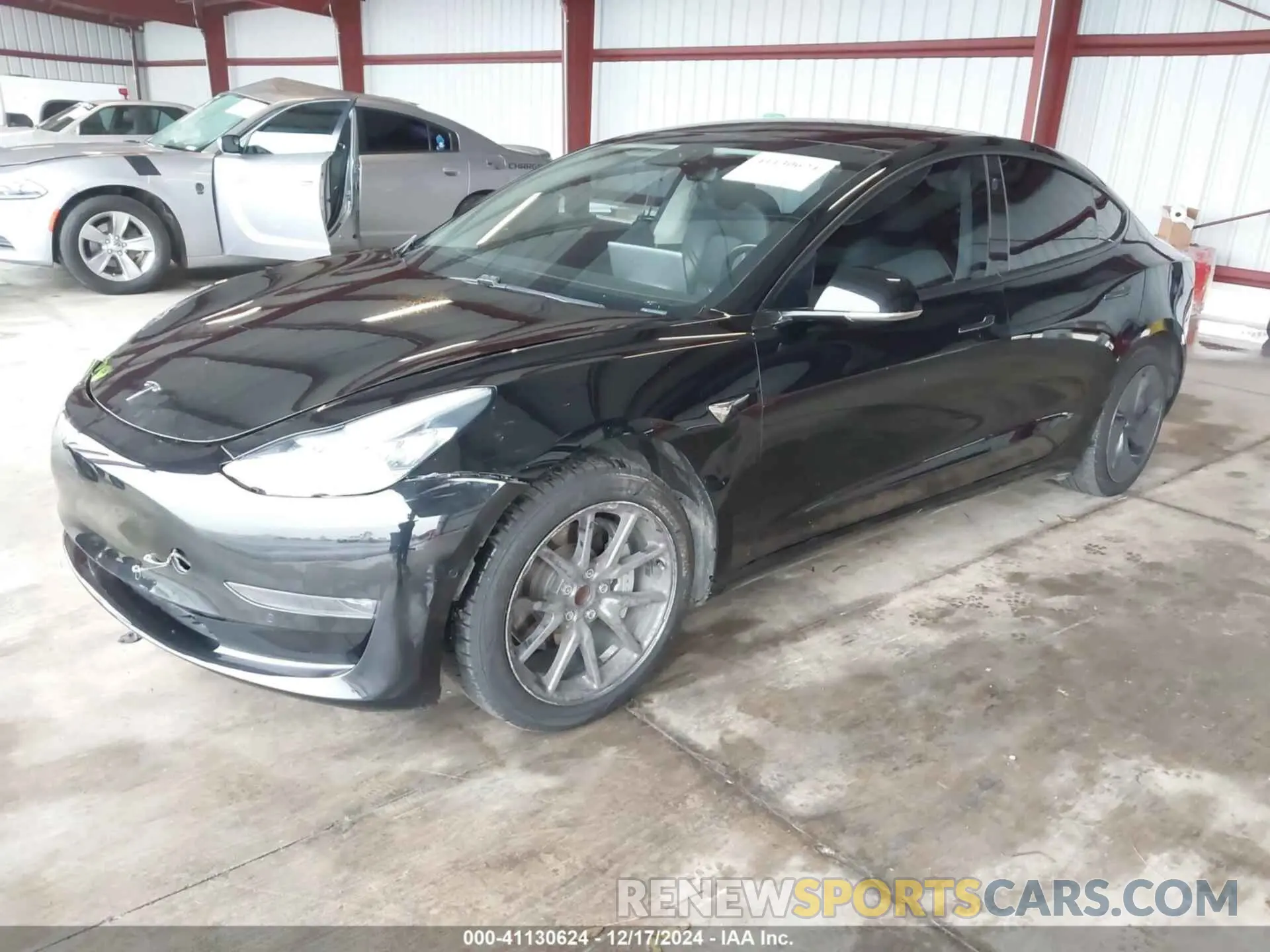 2 fotografías del automóvil dañado 5YJ3E1EA6KF324130 TESLA MODEL 3 2019