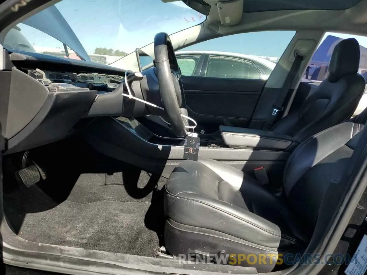 7 fotografías del automóvil dañado 5YJ3E1EA6KF325178 TESLA MODEL 3 2019
