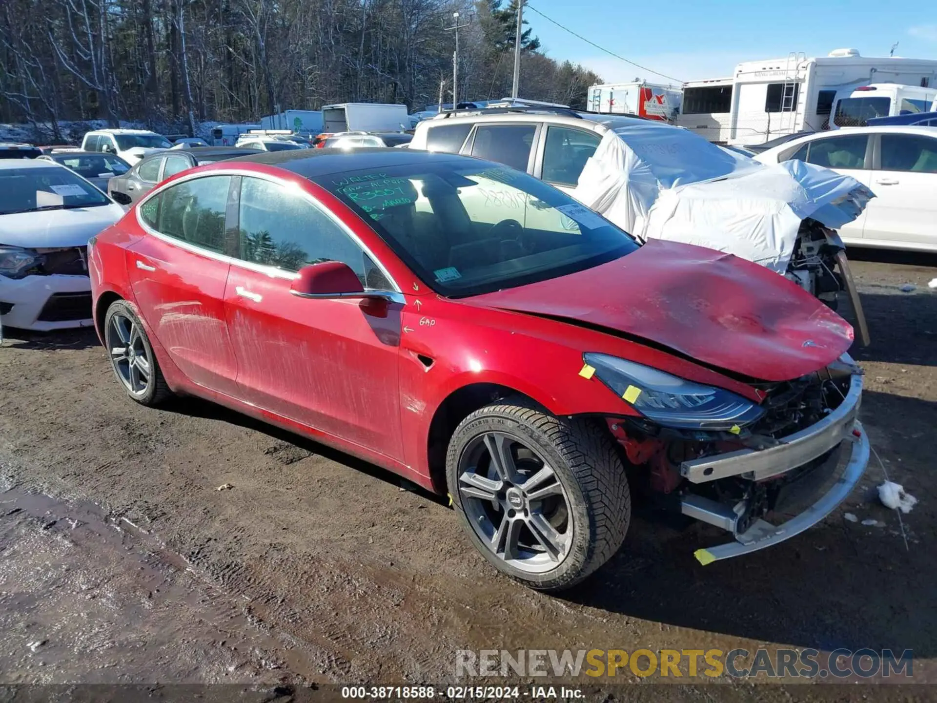 1 fotografías del automóvil dañado 5YJ3E1EA6KF396557 TESLA MODEL 3 2019
