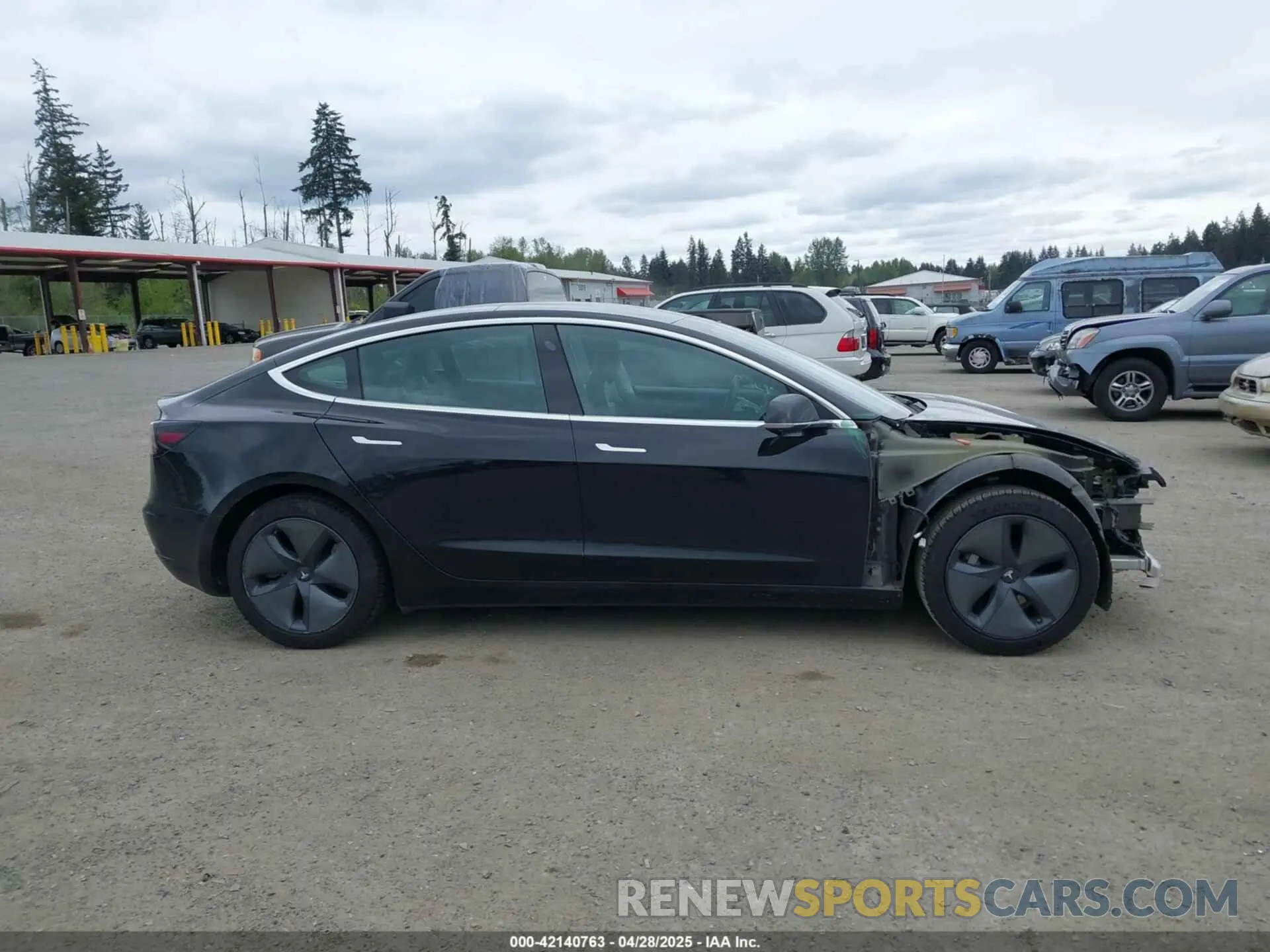 14 fotografías del automóvil dañado 5YJ3E1EA6KF415656 TESLA MODEL 3 2019