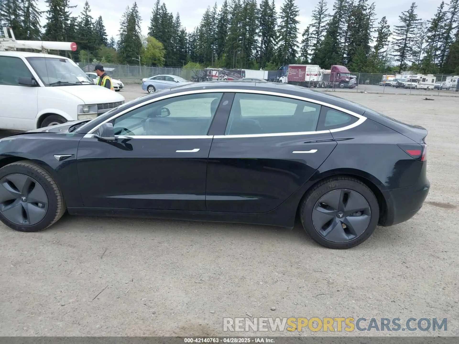 15 fotografías del automóvil dañado 5YJ3E1EA6KF415656 TESLA MODEL 3 2019