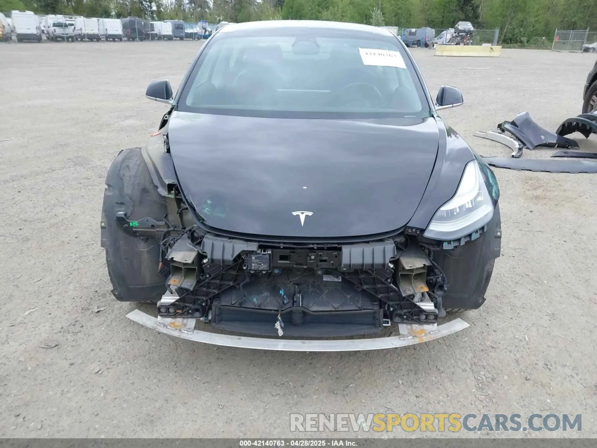 6 fotografías del automóvil dañado 5YJ3E1EA6KF415656 TESLA MODEL 3 2019