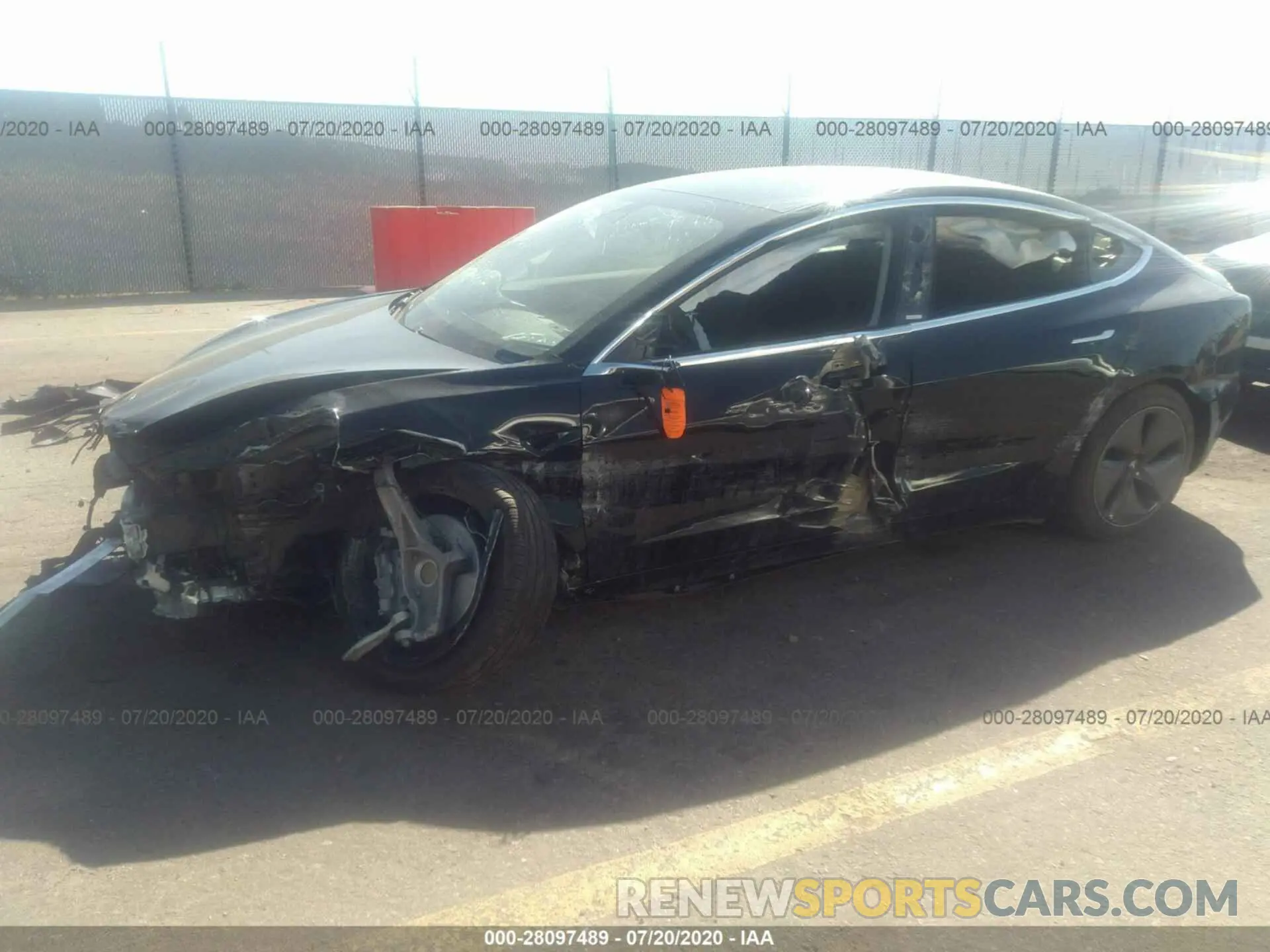 6 fotografías del automóvil dañado 5YJ3E1EA6KF425751 TESLA MODEL 3 2019
