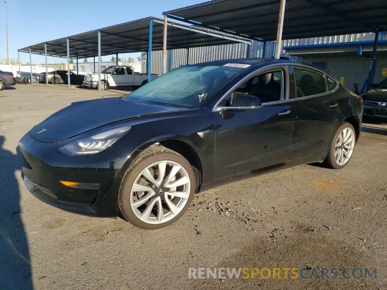 1 fotografías del automóvil dañado 5YJ3E1EA6KF436152 TESLA MODEL 3 2019