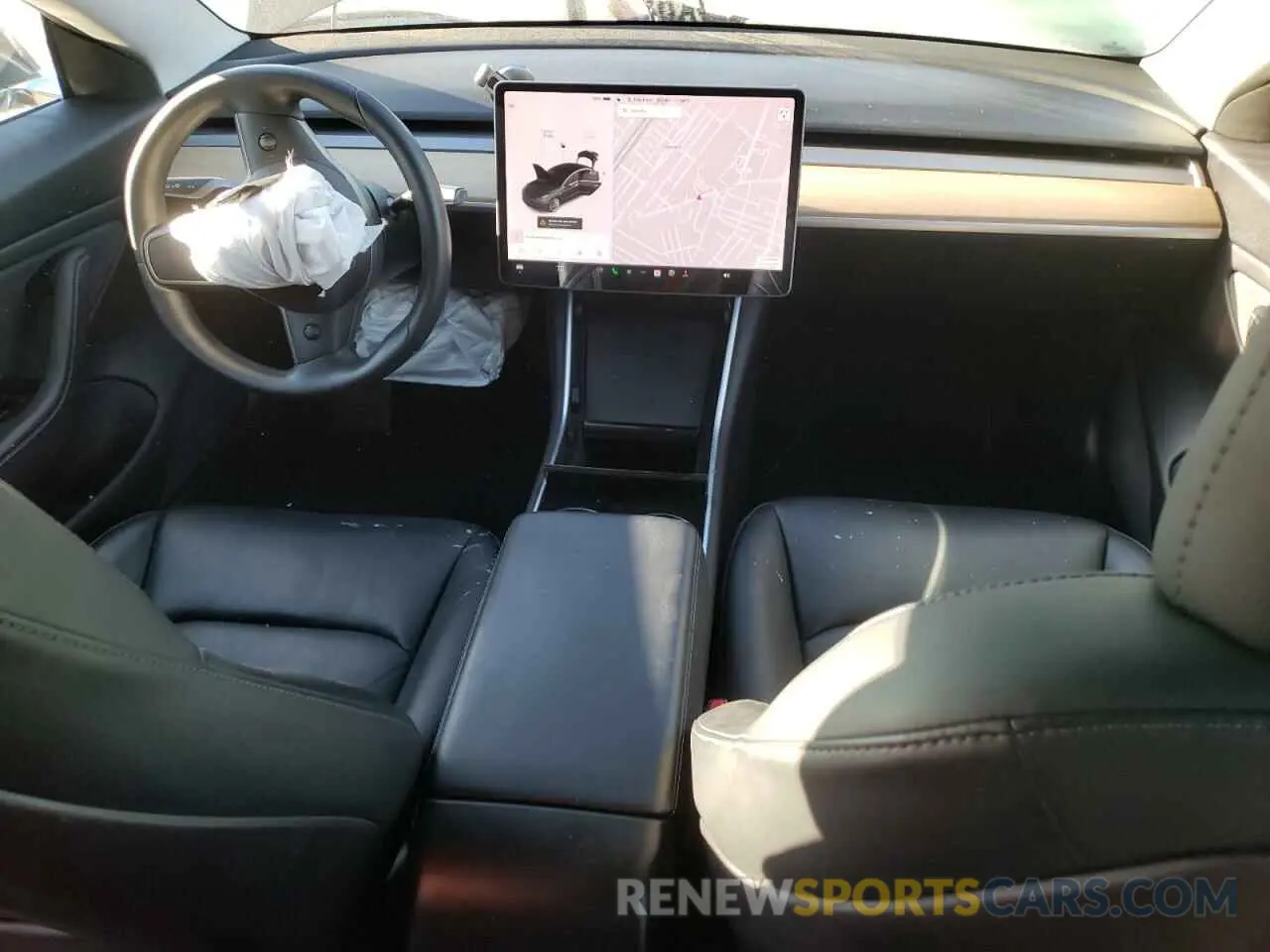 8 fotografías del automóvil dañado 5YJ3E1EA6KF436152 TESLA MODEL 3 2019