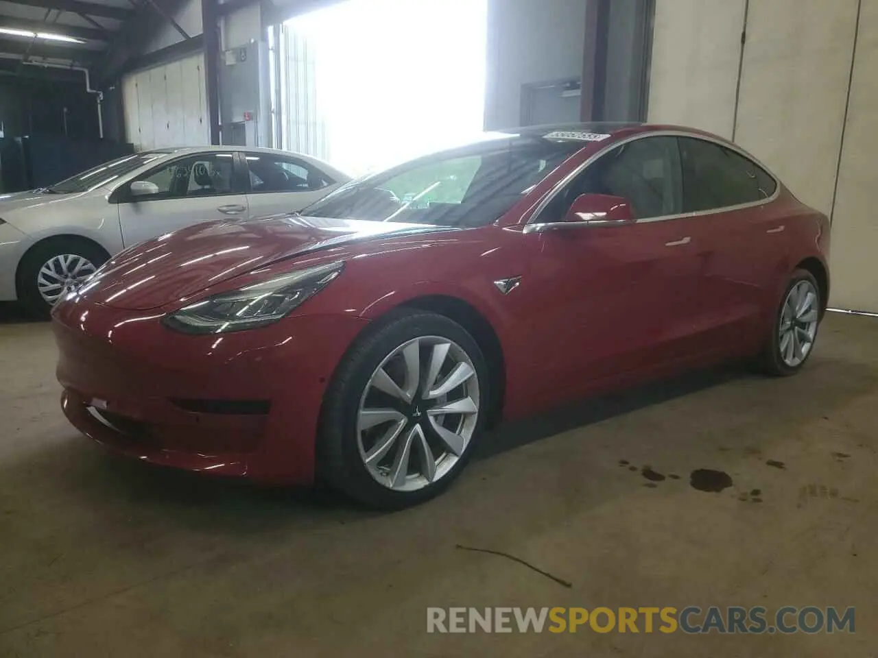 1 fotografías del automóvil dañado 5YJ3E1EA6KF447023 TESLA MODEL 3 2019