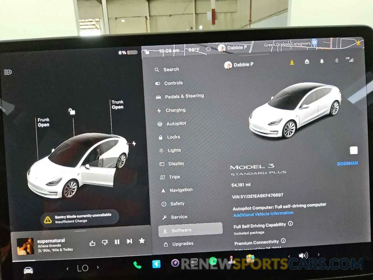 9 fotografías del automóvil dañado 5YJ3E1EA6KF476697 TESLA MODEL 3 2019