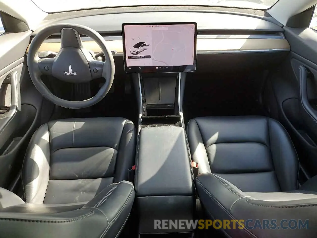 8 fotografías del automóvil dañado 5YJ3E1EA6KF476702 TESLA MODEL 3 2019
