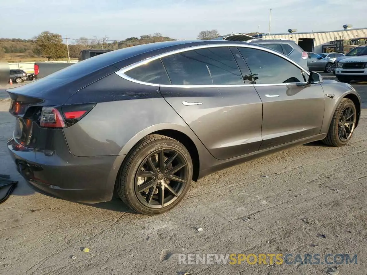 3 fotografías del automóvil dañado 5YJ3E1EA6KF483455 TESLA MODEL 3 2019