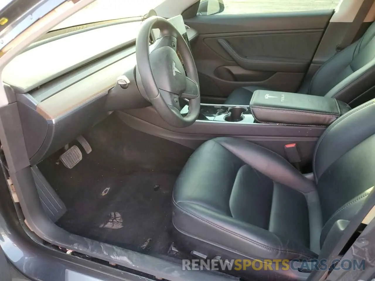 7 fotografías del automóvil dañado 5YJ3E1EA6KF483455 TESLA MODEL 3 2019