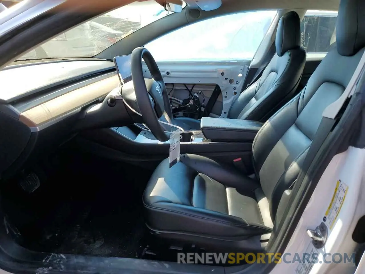 7 fotografías del automóvil dañado 5YJ3E1EA6KF504059 TESLA MODEL 3 2019