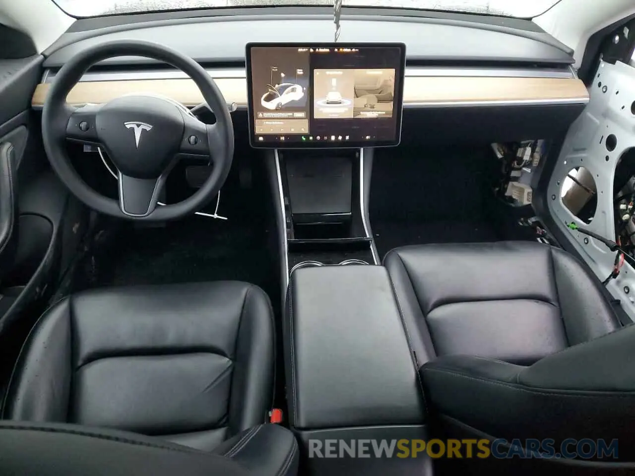8 fotografías del automóvil dañado 5YJ3E1EA6KF504059 TESLA MODEL 3 2019
