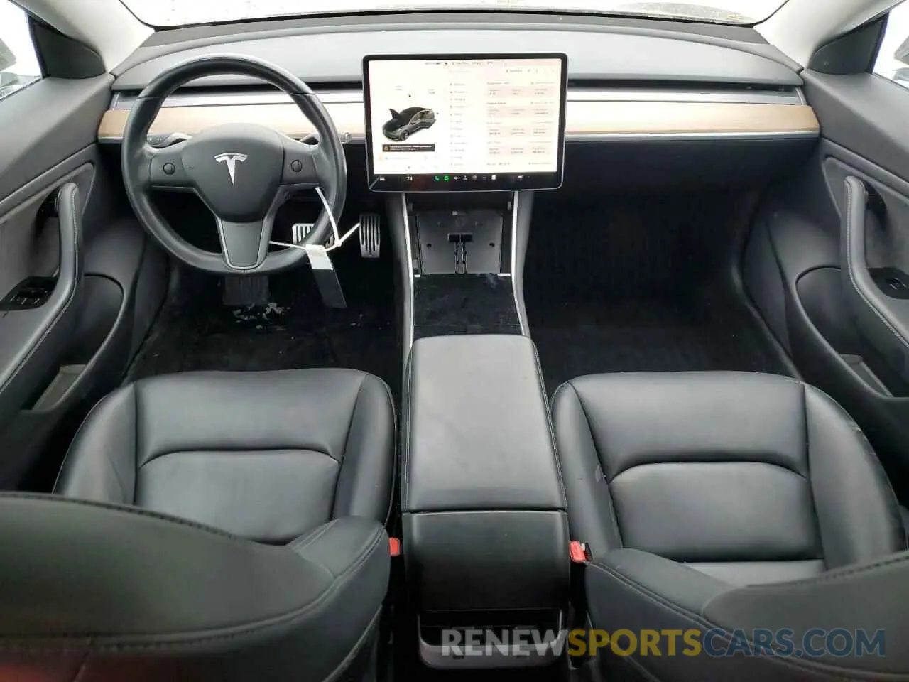 8 fotografías del automóvil dañado 5YJ3E1EA7KF190065 TESLA MODEL 3 2019