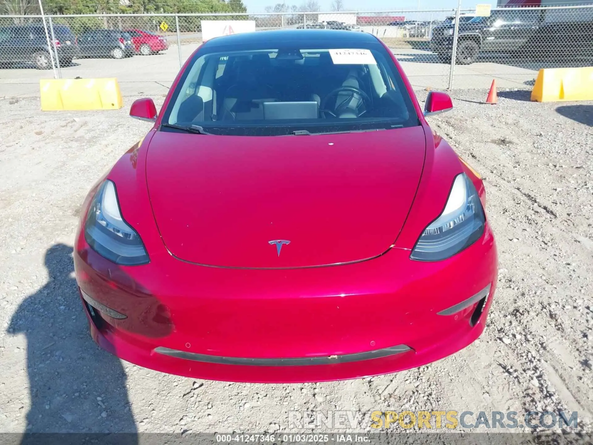 12 fotografías del automóvil dañado 5YJ3E1EA7KF307174 TESLA MODEL 3 2019