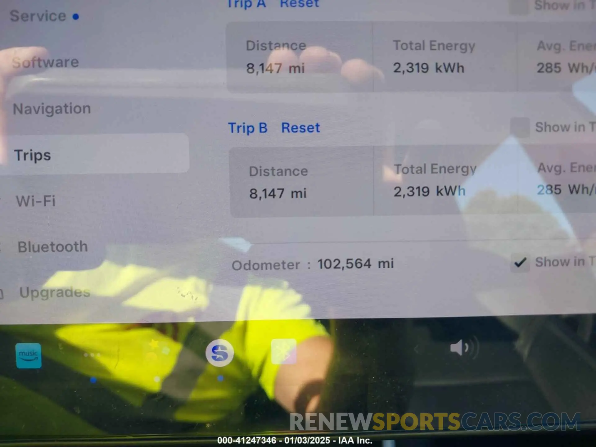 7 fotografías del automóvil dañado 5YJ3E1EA7KF307174 TESLA MODEL 3 2019