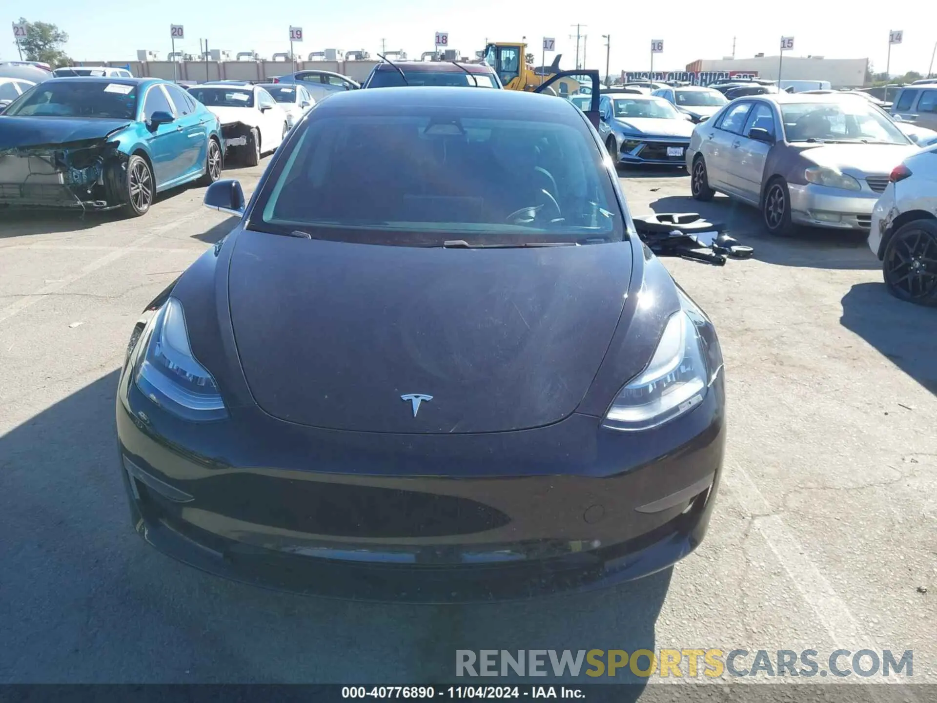 13 fotografías del automóvil dañado 5YJ3E1EA7KF314237 TESLA MODEL 3 2019