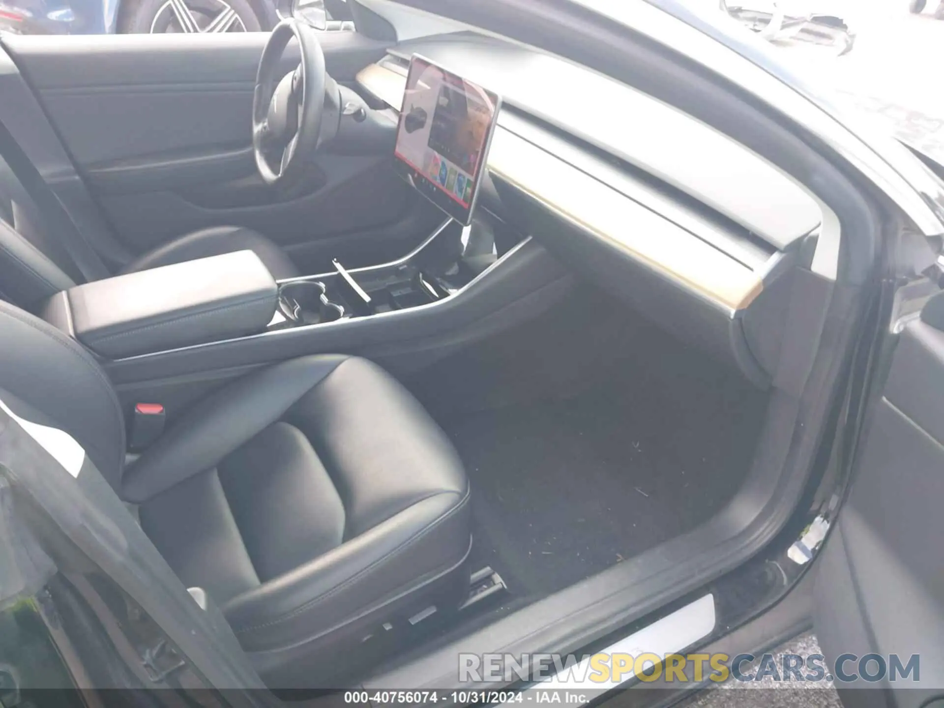 5 fotografías del automóvil dañado 5YJ3E1EA7KF324380 TESLA MODEL 3 2019