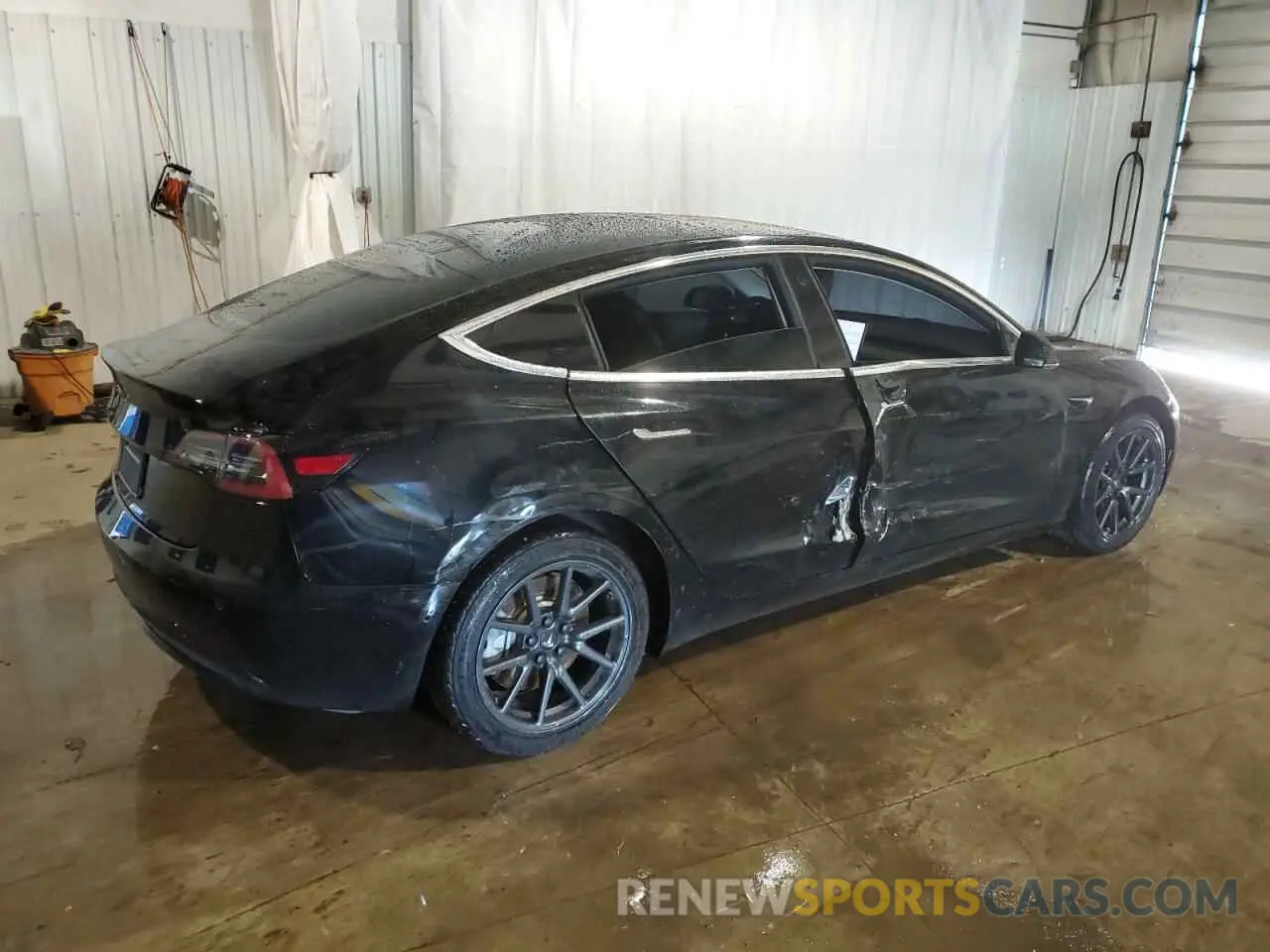 3 fotografías del automóvil dañado 5YJ3E1EA7KF325206 TESLA MODEL 3 2019