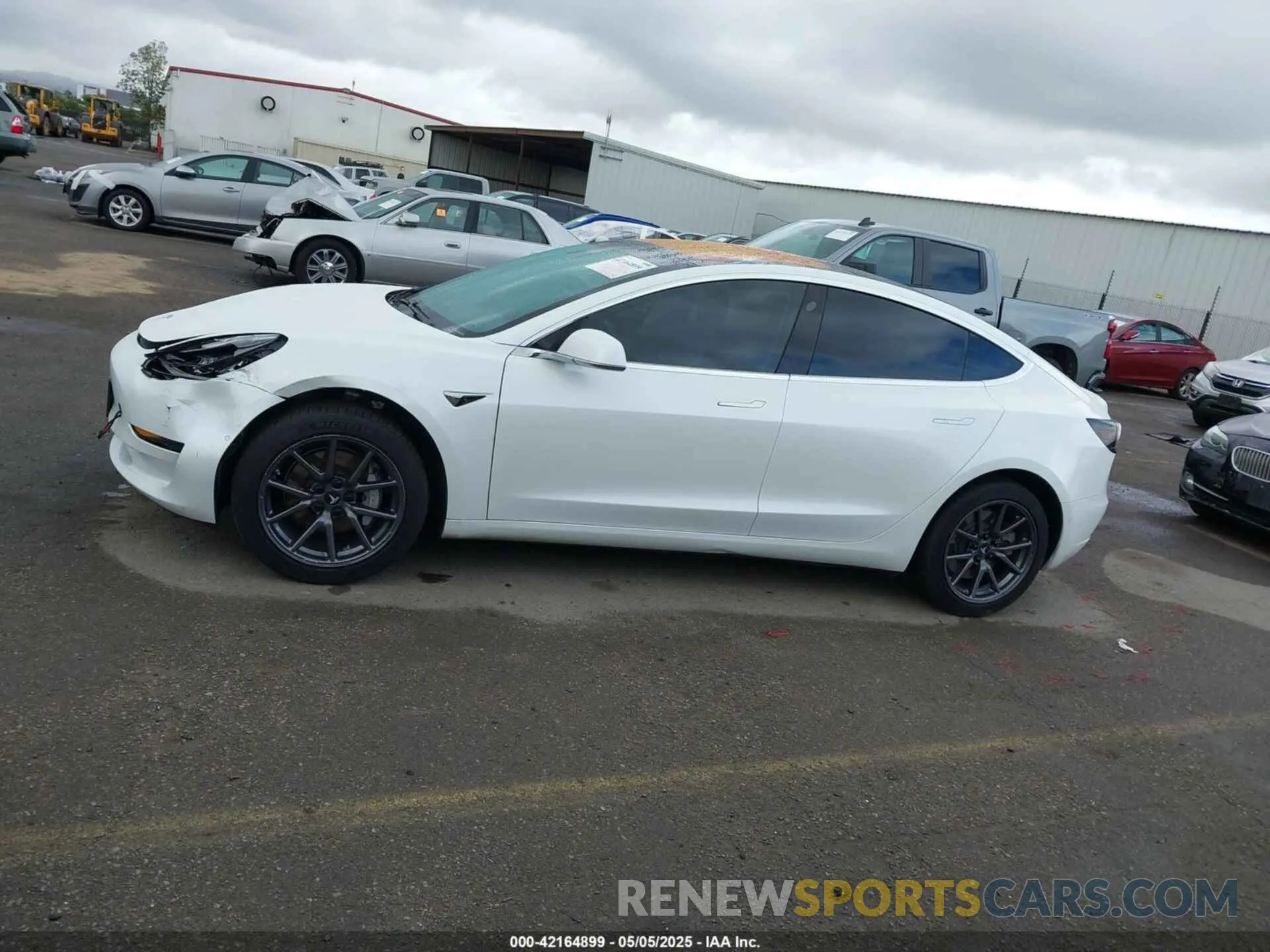 15 fotografías del automóvil dañado 5YJ3E1EA7KF326498 TESLA MODEL 3 2019