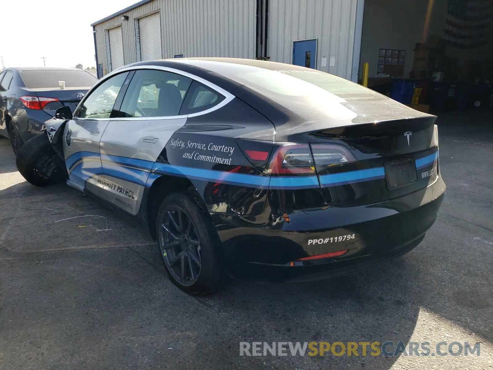 3 fotografías del automóvil dañado 5YJ3E1EA7KF394574 TESLA MODEL 3 2019