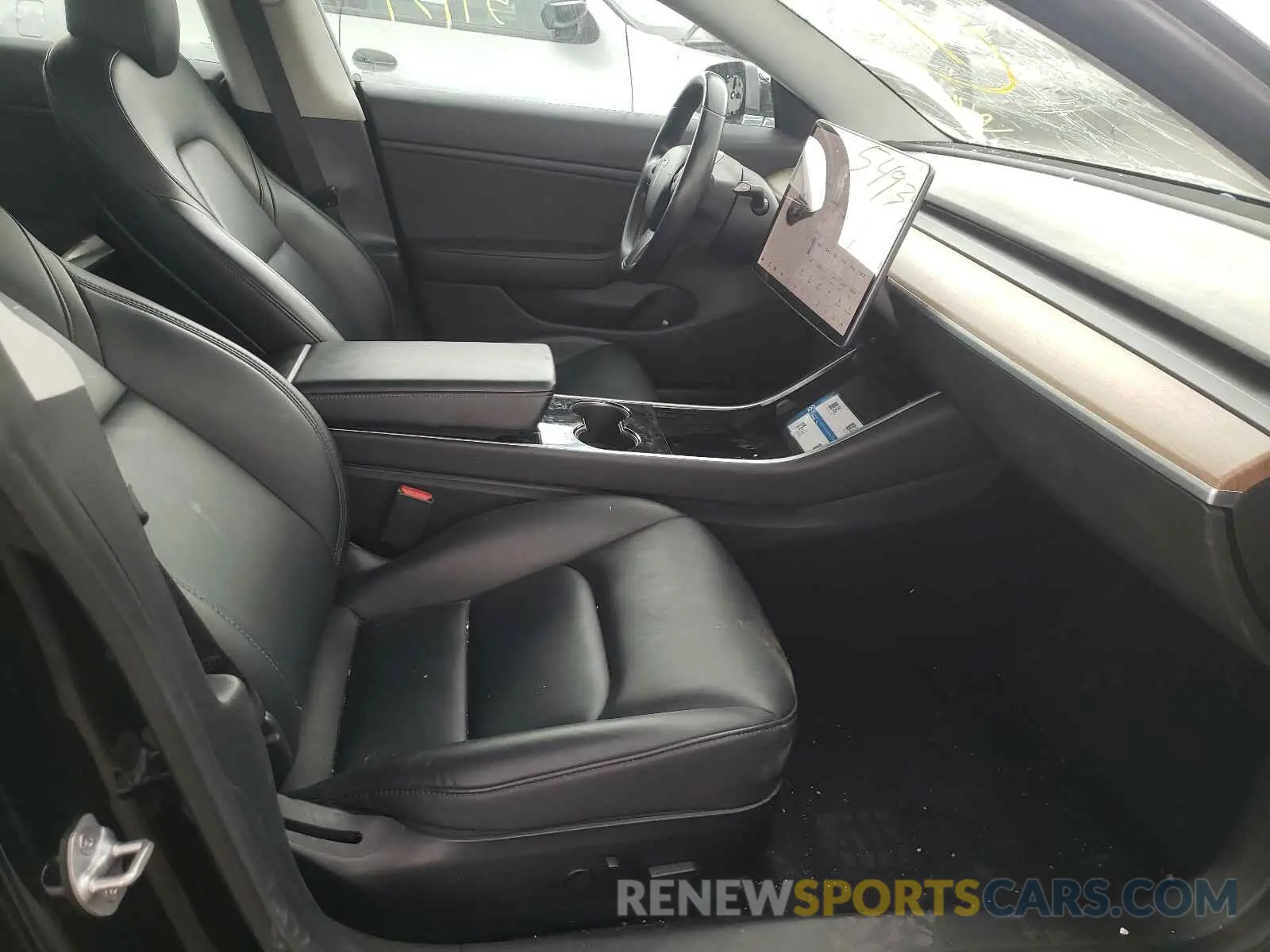 5 fotografías del automóvil dañado 5YJ3E1EA7KF394574 TESLA MODEL 3 2019