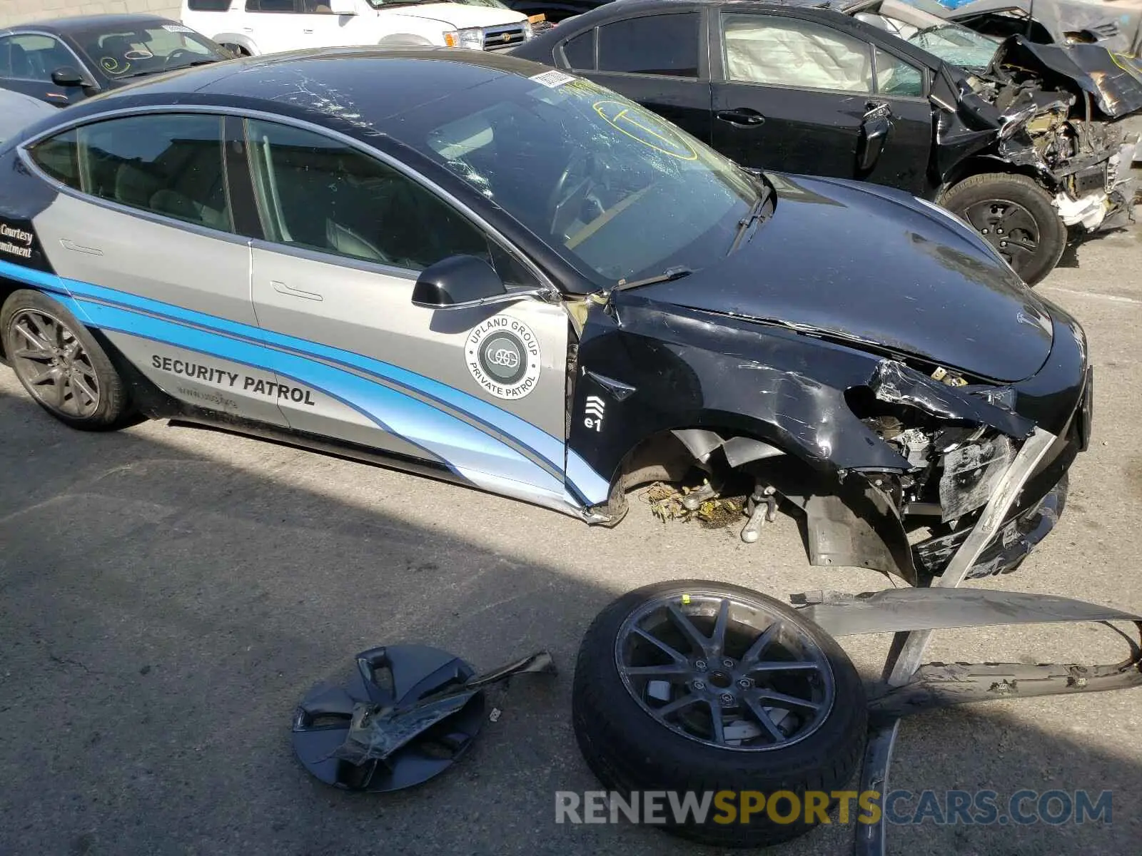9 fotografías del automóvil dañado 5YJ3E1EA7KF394574 TESLA MODEL 3 2019