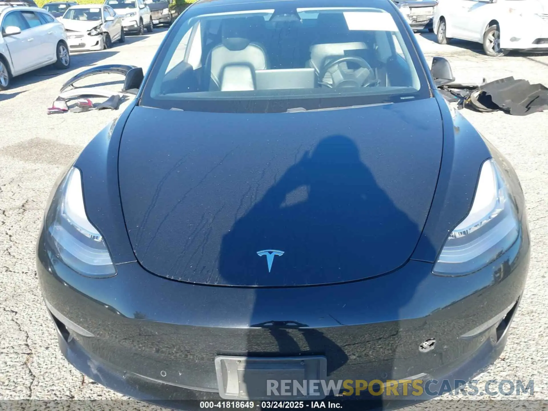 10 fotografías del automóvil dañado 5YJ3E1EA7KF398365 TESLA MODEL 3 2019