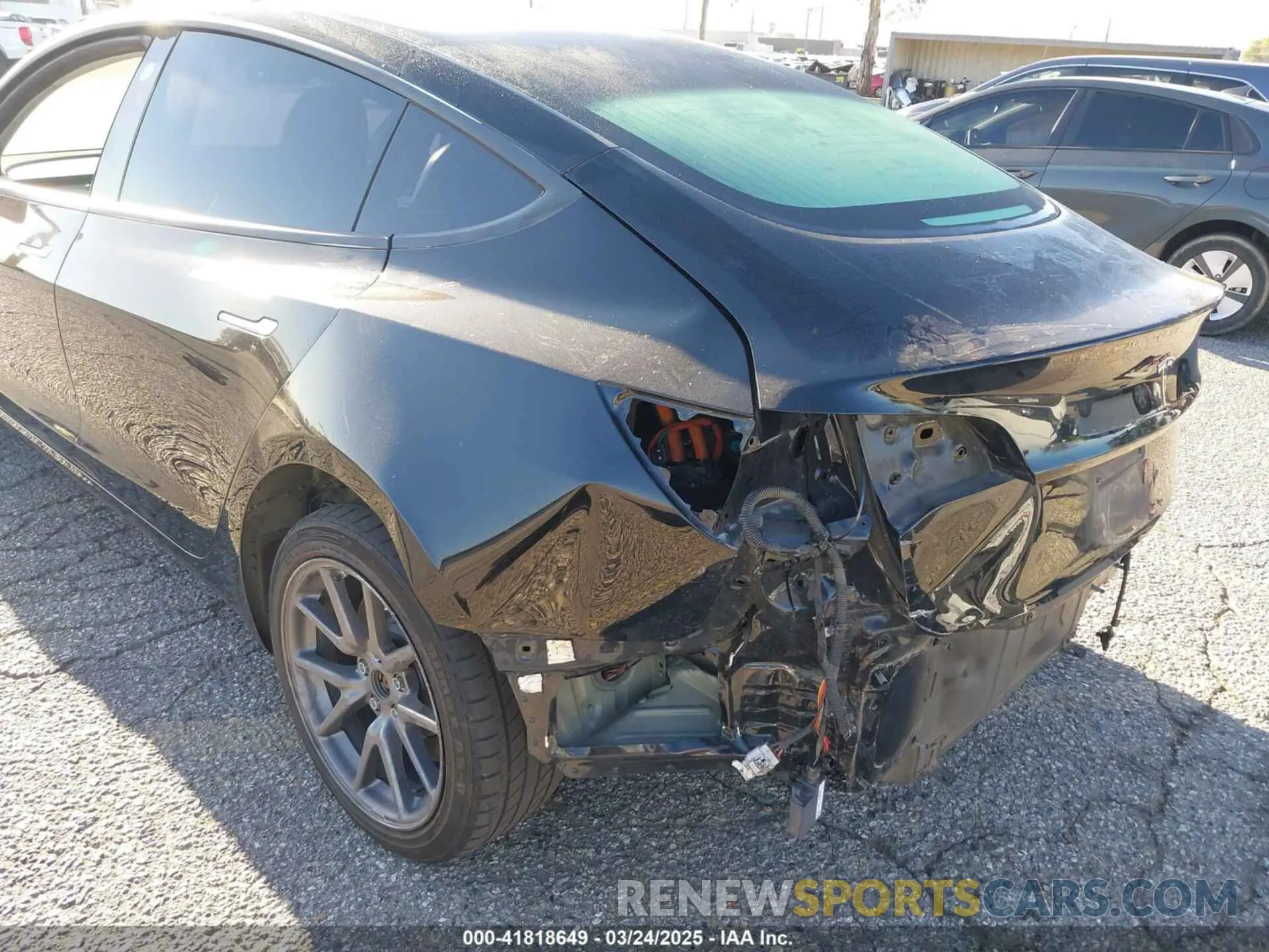 6 fotografías del automóvil dañado 5YJ3E1EA7KF398365 TESLA MODEL 3 2019