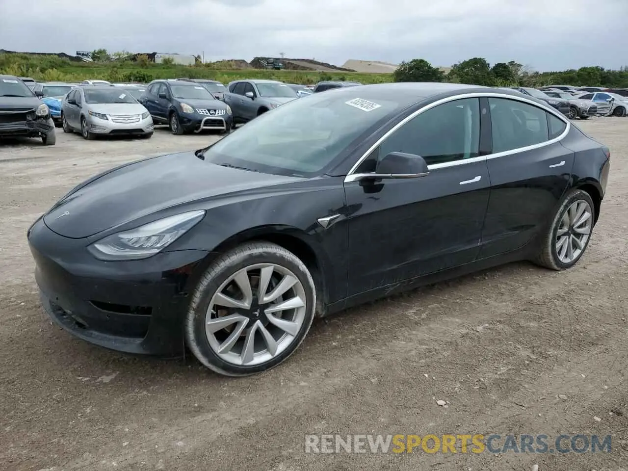 1 fotografías del automóvil dañado 5YJ3E1EA7KF412426 TESLA MODEL 3 2019