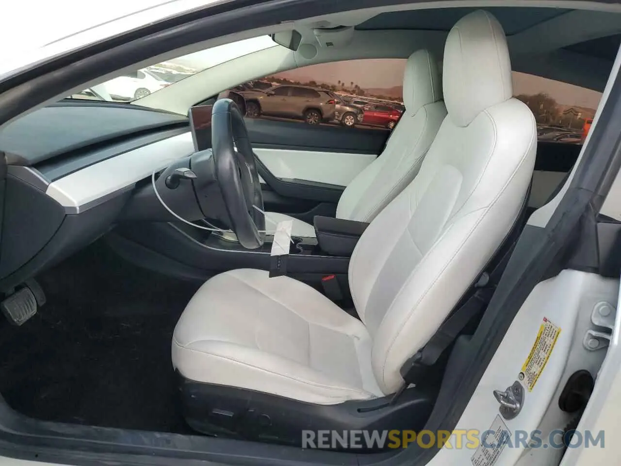 7 fotografías del automóvil dañado 5YJ3E1EA7KF417819 TESLA MODEL 3 2019
