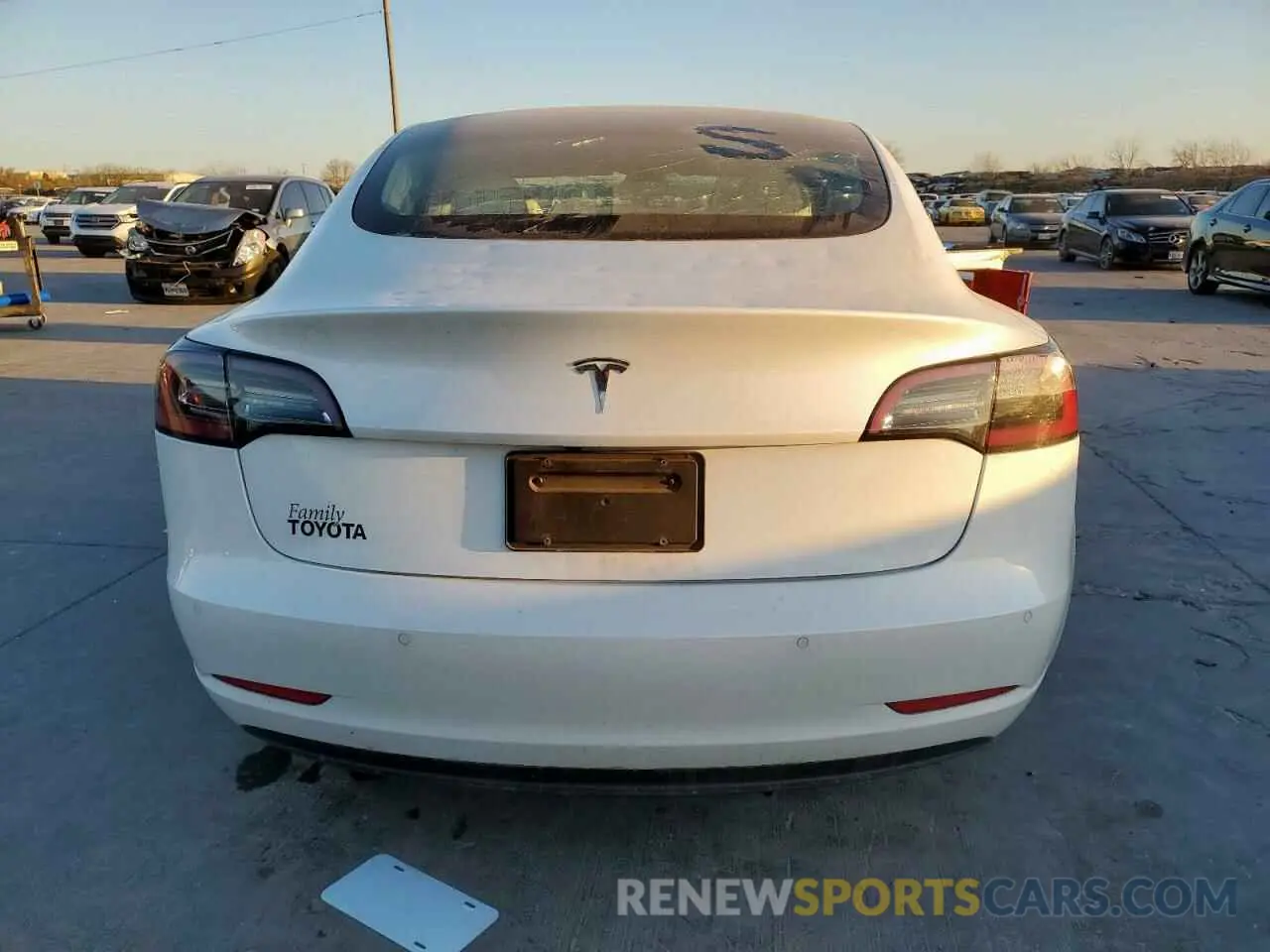 6 fotografías del automóvil dañado 5YJ3E1EA7KF419313 TESLA MODEL 3 2019
