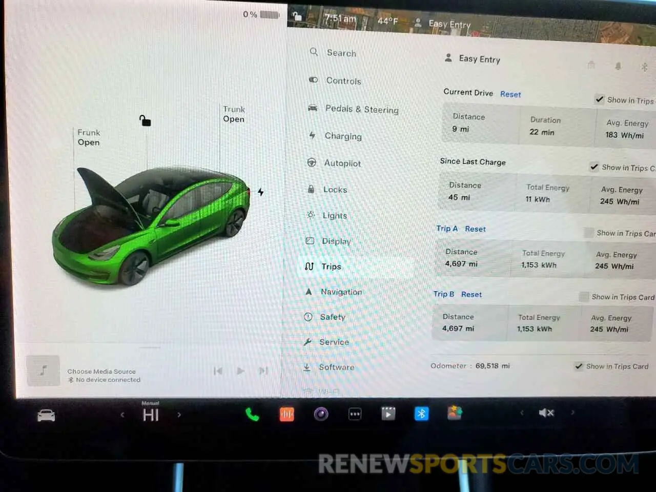 9 fotografías del automóvil dañado 5YJ3E1EA7KF419313 TESLA MODEL 3 2019