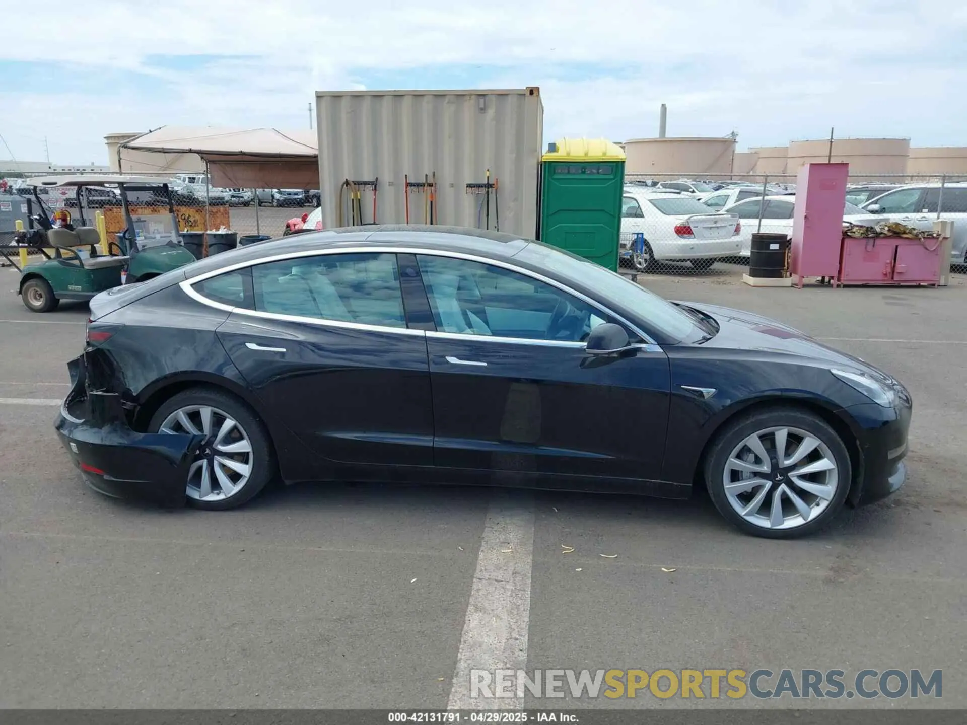 14 fotografías del automóvil dañado 5YJ3E1EA7KF445166 TESLA MODEL 3 2019