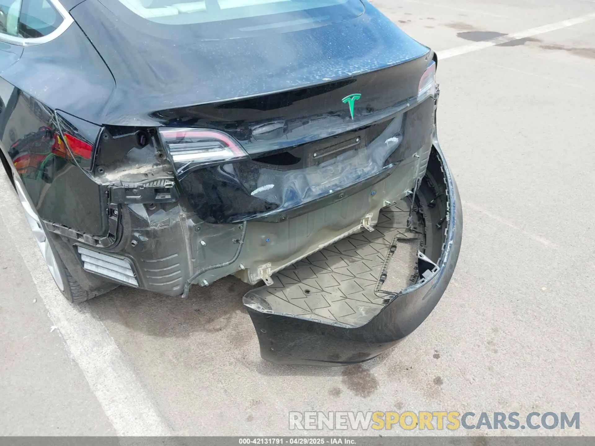 6 fotografías del automóvil dañado 5YJ3E1EA7KF445166 TESLA MODEL 3 2019