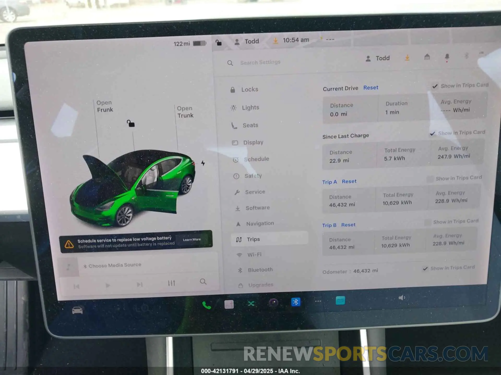 7 fotografías del automóvil dañado 5YJ3E1EA7KF445166 TESLA MODEL 3 2019