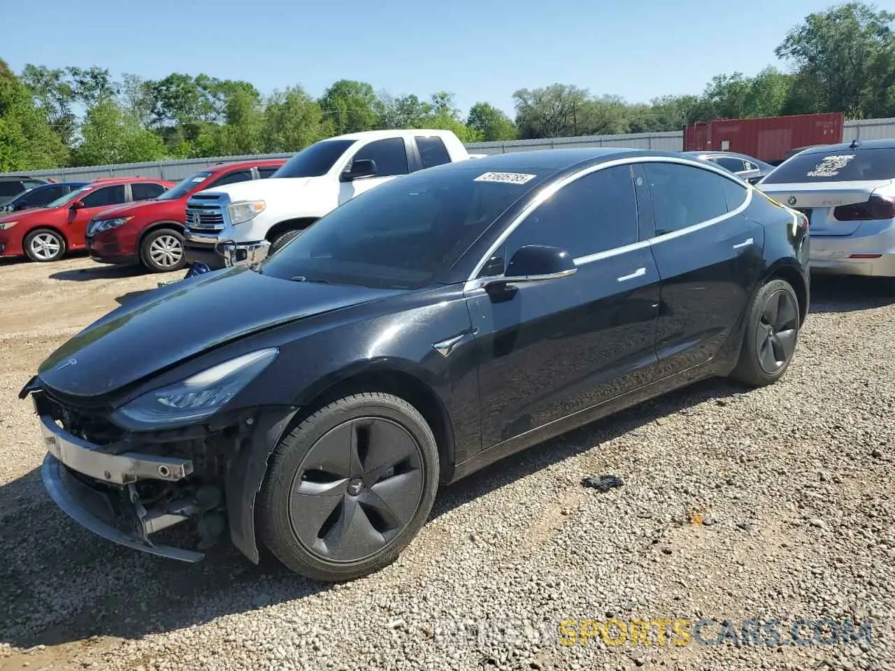 1 fotografías del automóvil dañado 5YJ3E1EA7KF484369 TESLA MODEL 3 2019